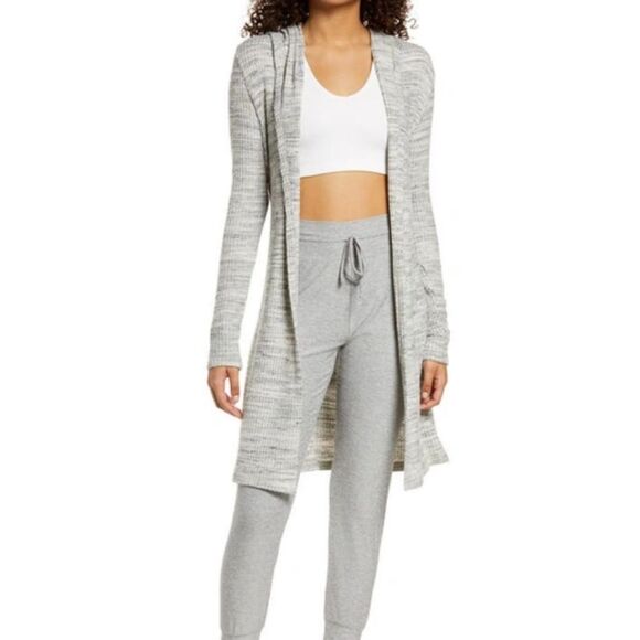 Beyond Yoga Easy Tie Hooded Wrap Cardigan XS - Picture 1 of 8
